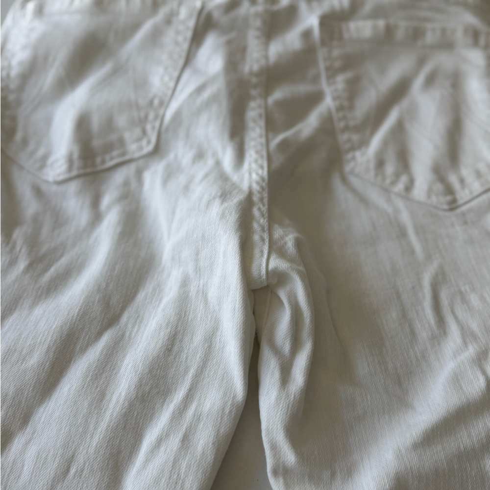 MOTHER Off-White Denim Jeans